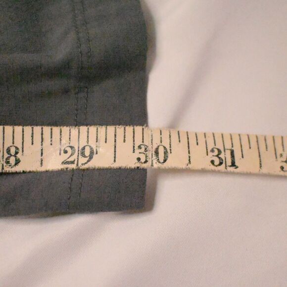 LL Bean Pants Womens 10 Gray Vista Trekking Cargo Hiking Outdoor Roll Tab Pants - Picture 7 of 7